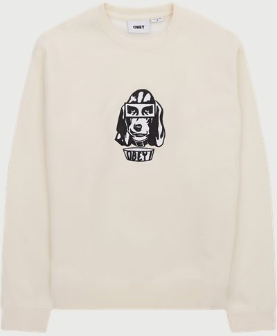 Obey Sweatshirts HOUND CREW 112480136 Vit